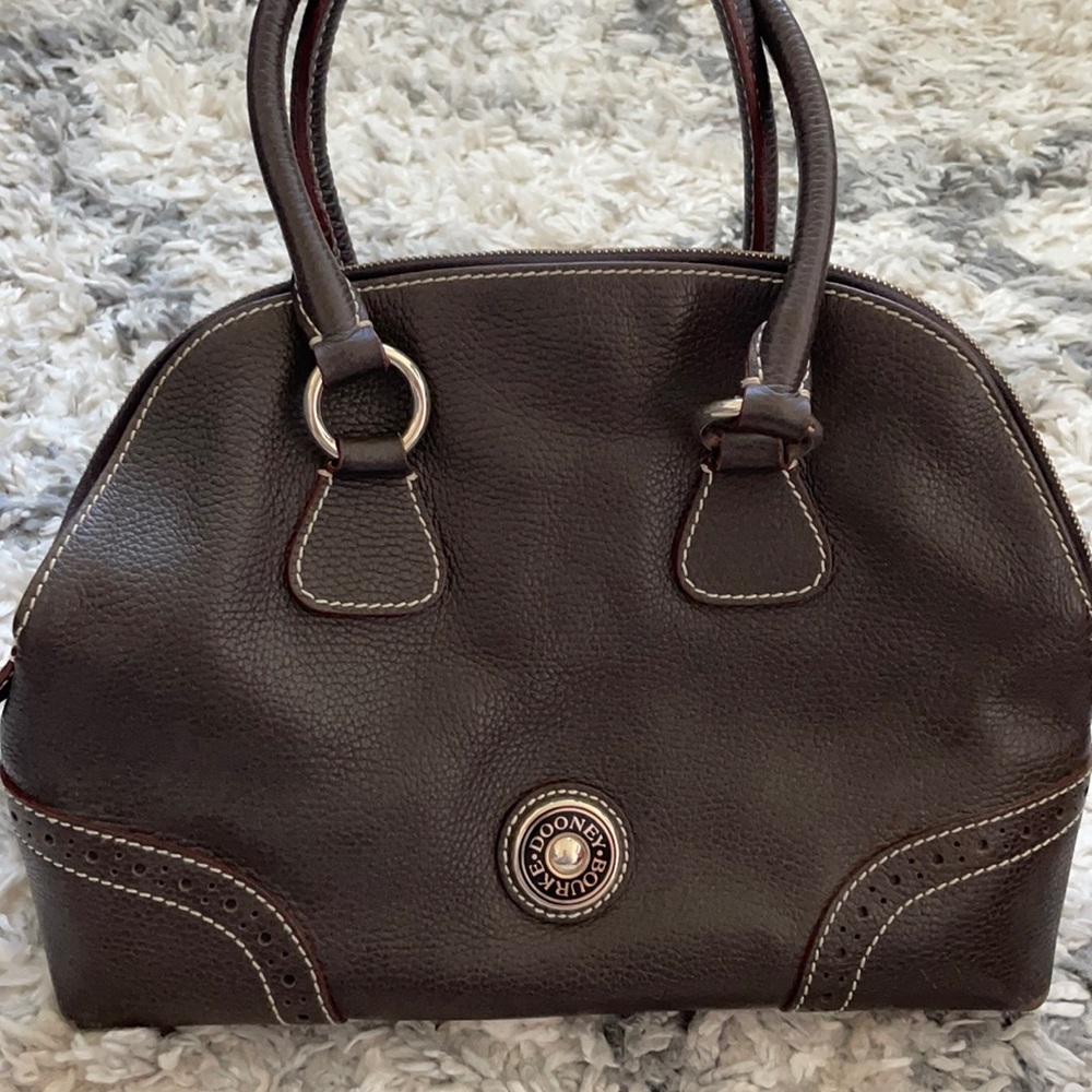 Dooney & Bourke Vintage Brown Leather Handbag